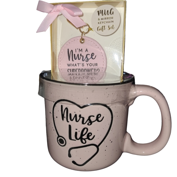 Eccolo Other - 💕❌️SOLD❌️NWT NURSE LIFE MUG W/KEYCHAIN GIFT SET💕